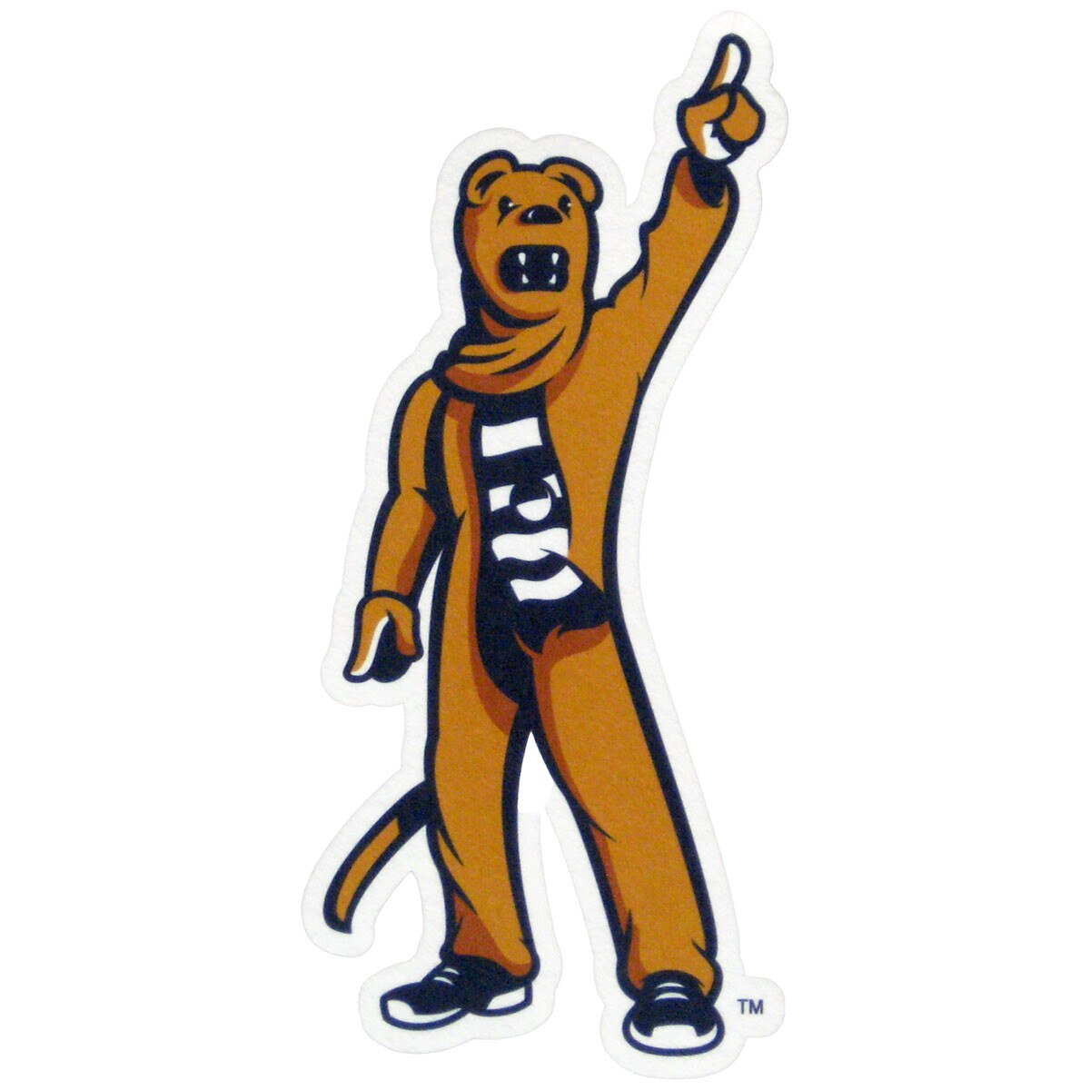 felt pennant Penn State Nittany Lion Mascot #1